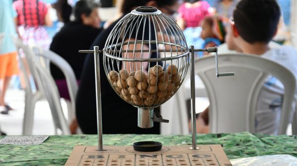Foto Zahlenkugeln von Bingo Lotto